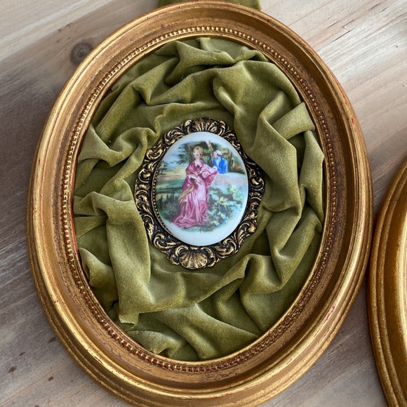 Set of two Goodman-Dean Scott vintage wall hangings - Picture 7 of 9